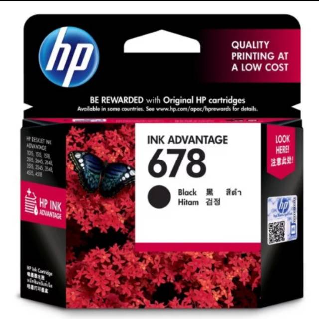 Tinta Cartridge Hp 678 Black Original