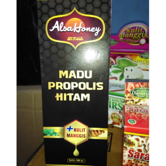 

Madu hitam propolis Alsa Honey