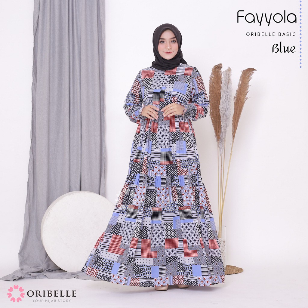 Baju Muslim Wanita Gamis Dewasa Fayyola Oribelle Basic