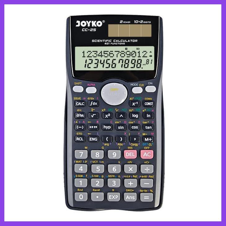 

CALCULATOR / KALKULATOR JOYKO CC-25 / SCIENTIFIC / 401 FUNCTIONS