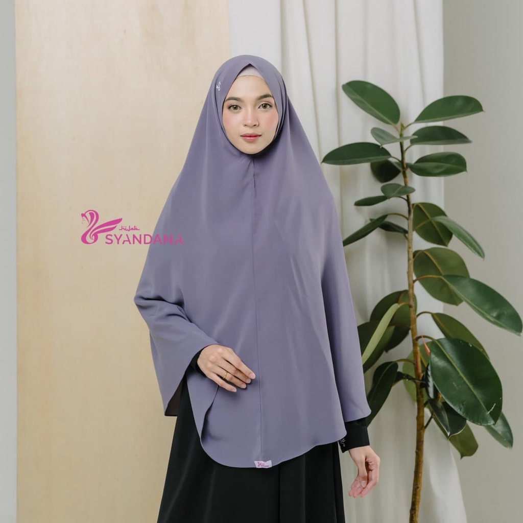 TERPOPULER Hijab Syandana - Hijab Bergo Instant Syari Tanpa Pet Nesya (Non Pet Syandana) Jilbab