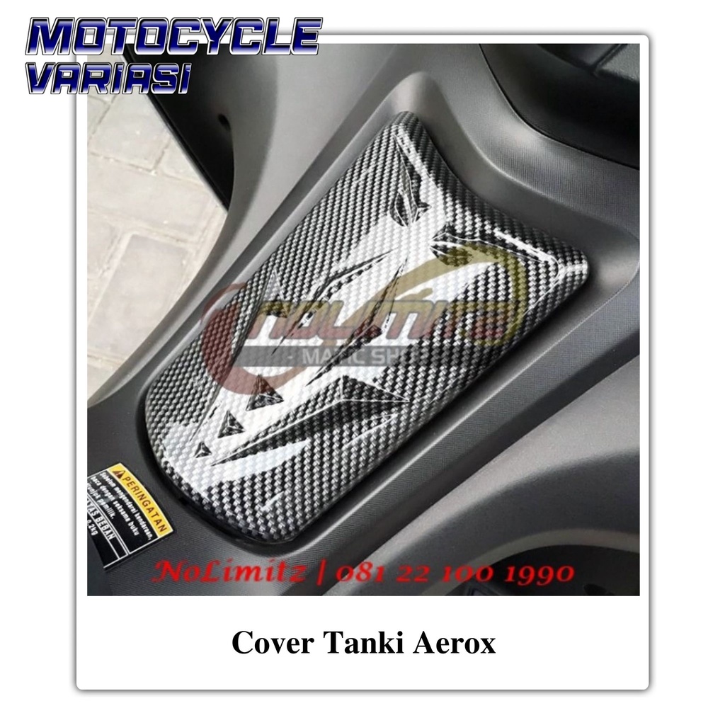 Cover tangki bensin Yamaha Aerox Carbon nemo