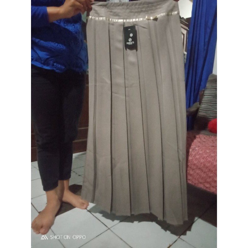 Rok kerja / Rok guru /Rok kantor / Rok formal/ Rok resmi-Cream