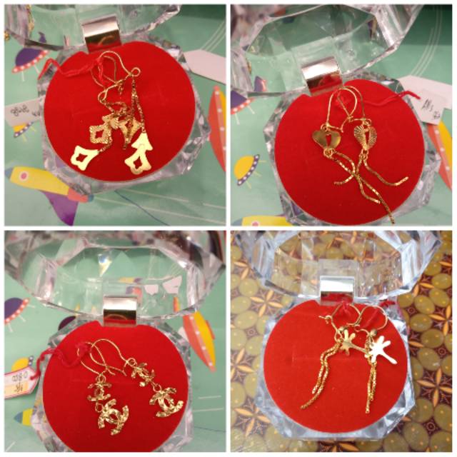 ANTING EMAS MUDA KADAR 375/8KARAT