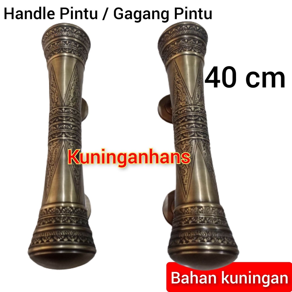 gagang pintu rumah mewah kuningan antik ukir kuningan klasik handle pintu rumah