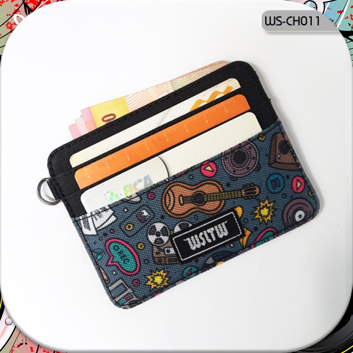 Dompet Kartu Pria Wanita Slim wallet Card Holder mini