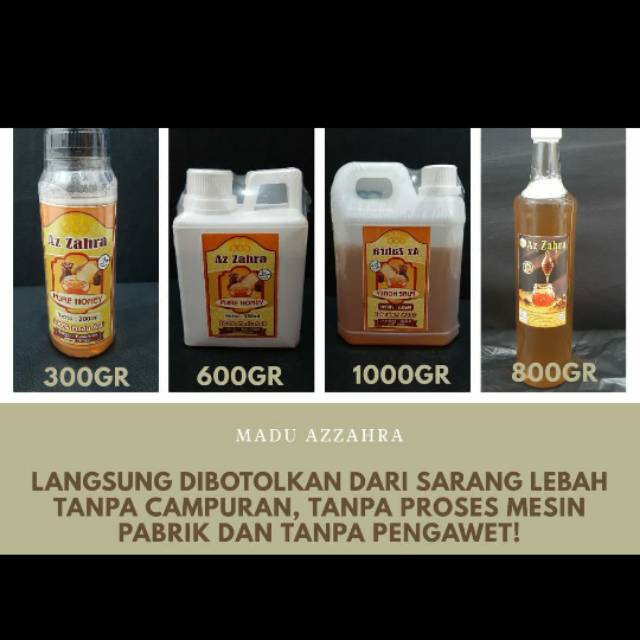 

Madu Asli 450ml / 600gr