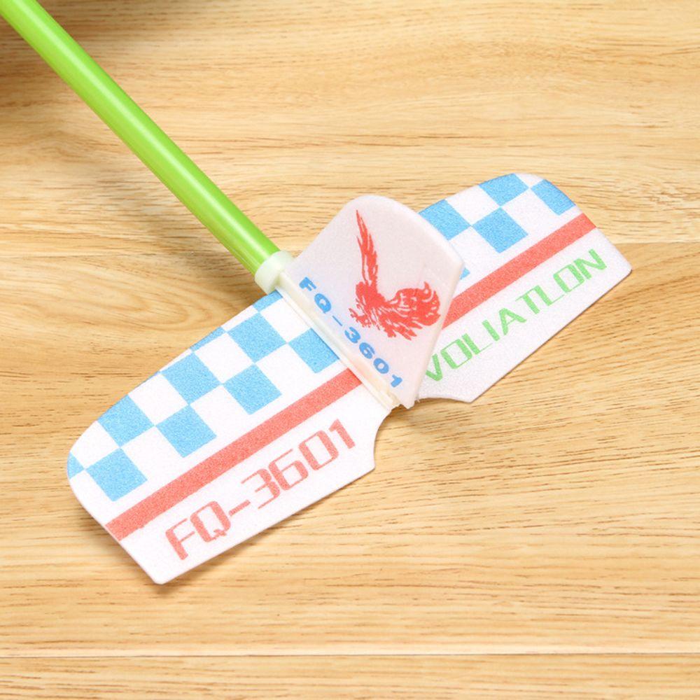 R-flower 1pc Mainan Edukasi Anak Model Pesawat Terbang Glider Power