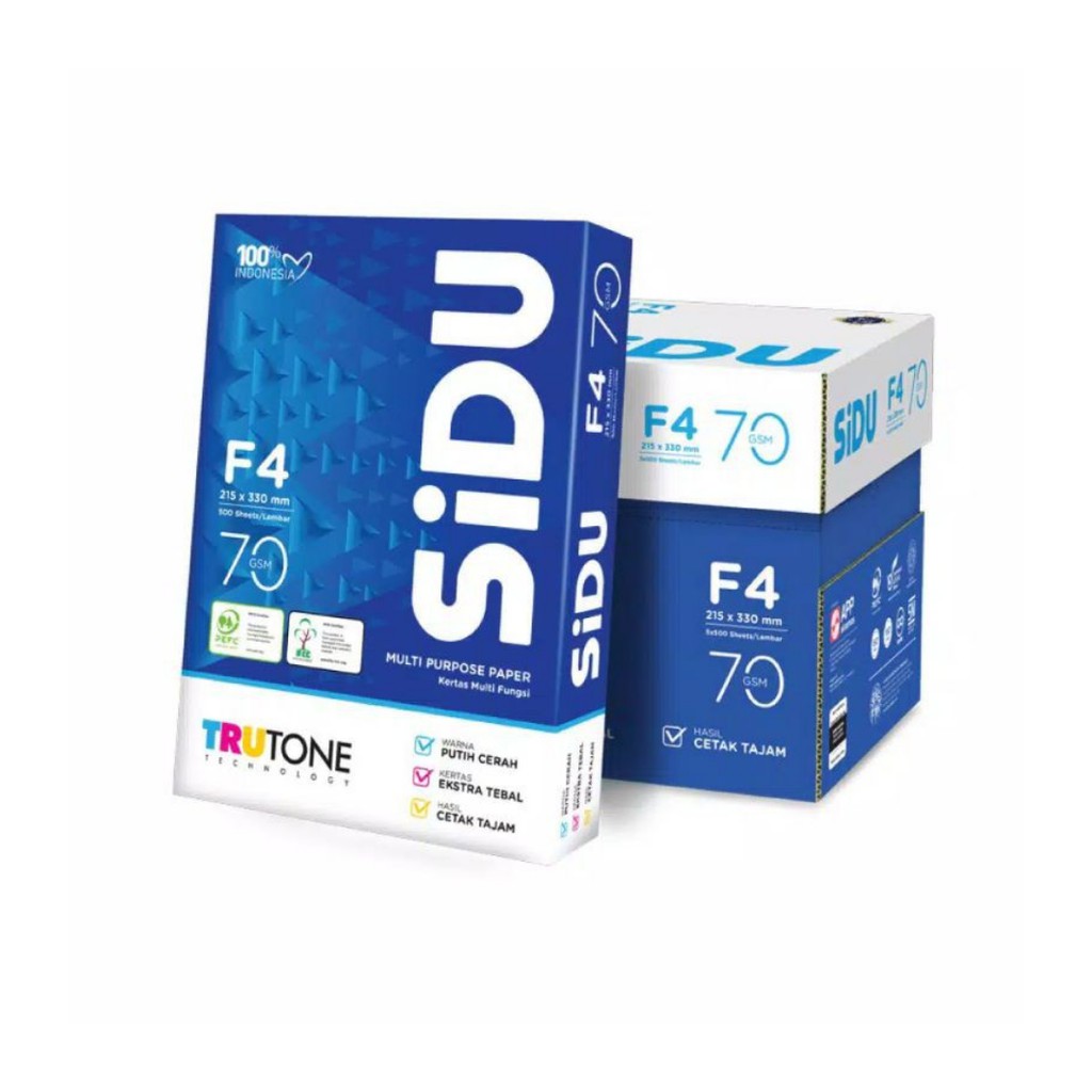 

Kertas Sinar Dunia F4 70 GSM 1 Rim 500 Sheet