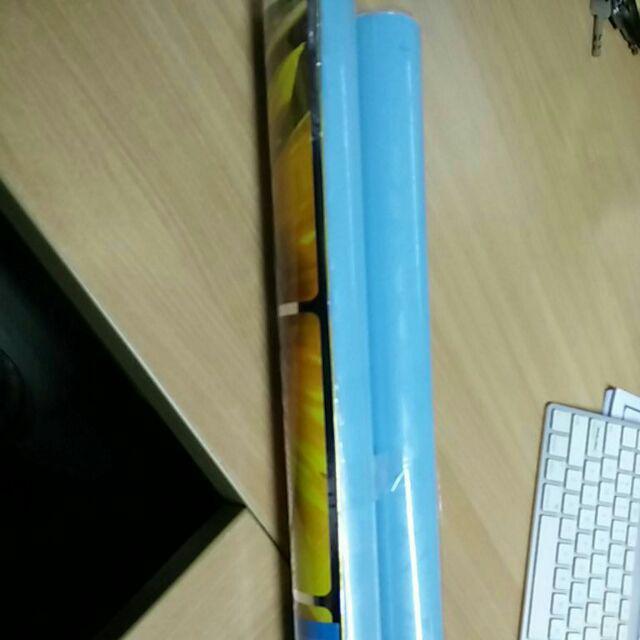 L001ls Wallpaper Sticker Ku - Biru 45cm X 9-10m Wallpaper Dinding