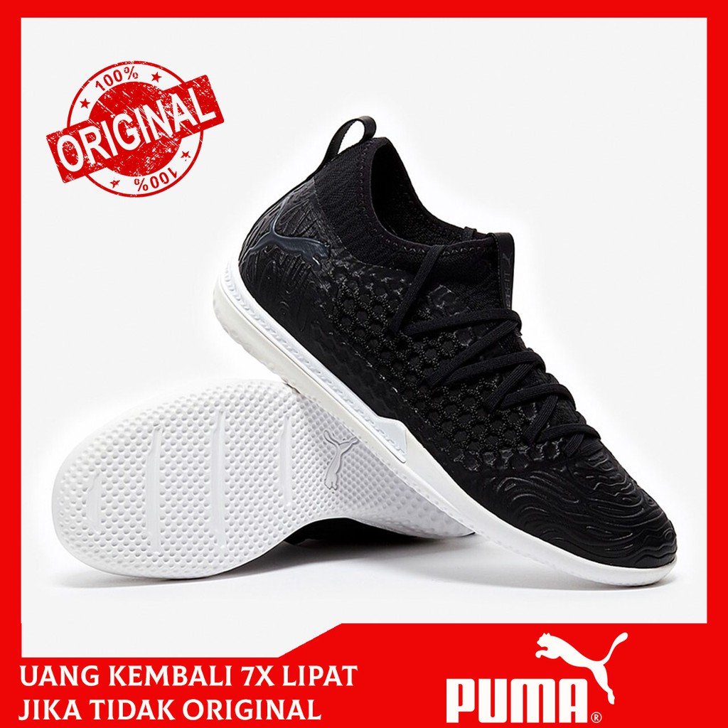 Sepatu Futsal Puma Future 19.3 Netfit IT Puma Black/Puma White 105543-02 Original BNIB