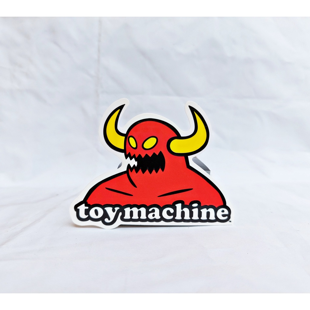 

STIKER sticker TOY MACHINE vinyl LOGO BRAND AESTHETIC HP LAPTOP MOTOR MOBIL WATERPROOF
