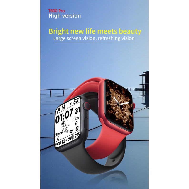 T600 PRO Smart Watch 1,75" Jam Tangan Pintar Heart Rate