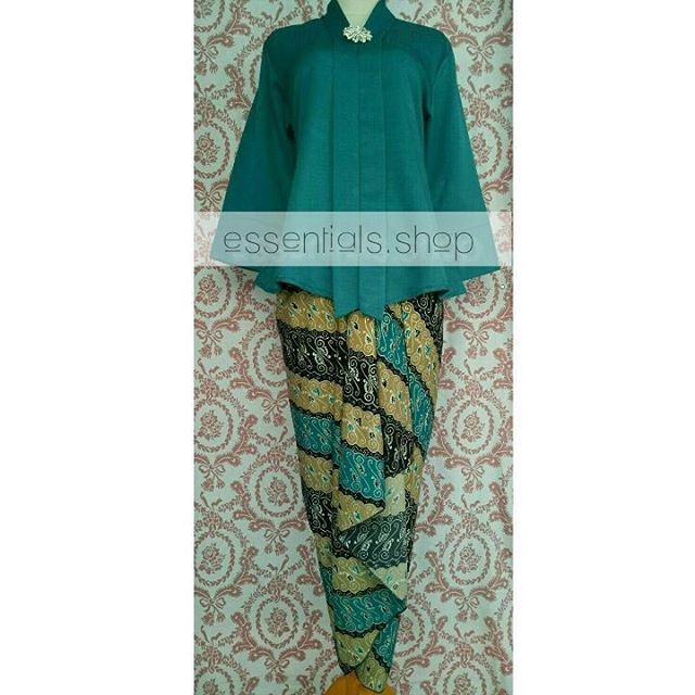 Kebaya Kutubaru Luna Set Dark Tosca