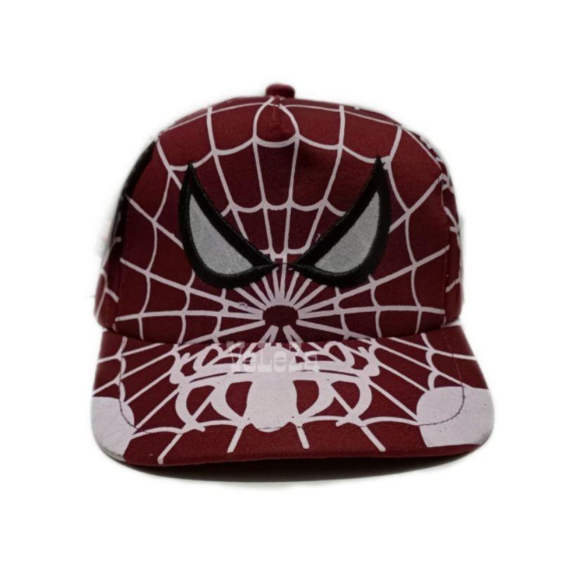 Topi Anak / Topi Anak Laki-Laki / Topi Anak Spiderman Bordir