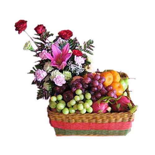 

Bunga Buah Segar Paket Buah Keranjang Kode 22