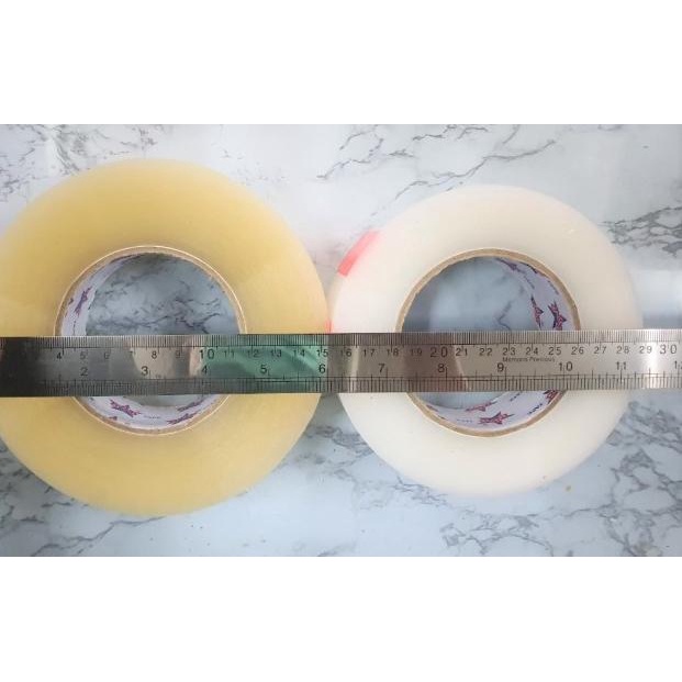 

☜ Lakban Jumbo 300 Meter Full 45mm - 270yard d=13cm, Cokelat ♜