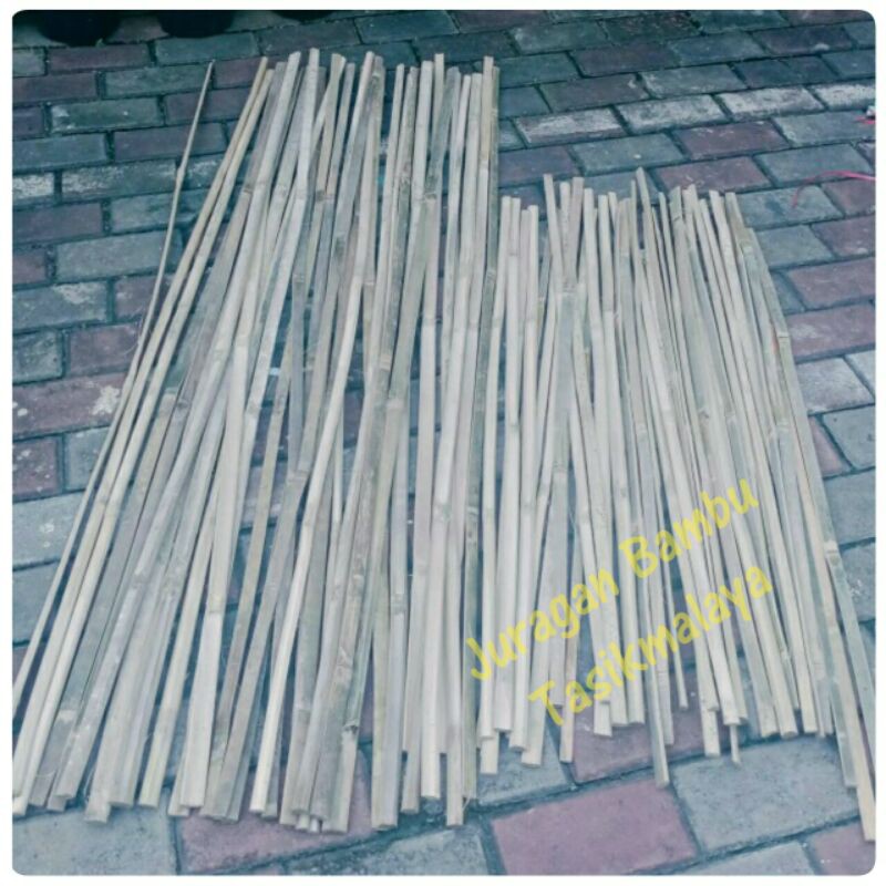 Bambu Bilah 30cm - 150cm, Bambu Ajir, Bambu Turus, Bambu Belah Belahan Tiang Penyangga Tanaman