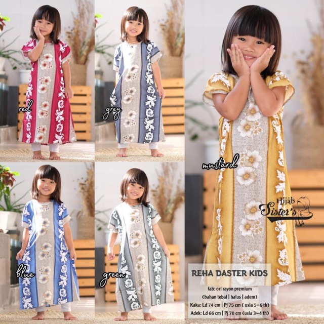 REHA DASTER ANAK by HIJAB SISTER’S