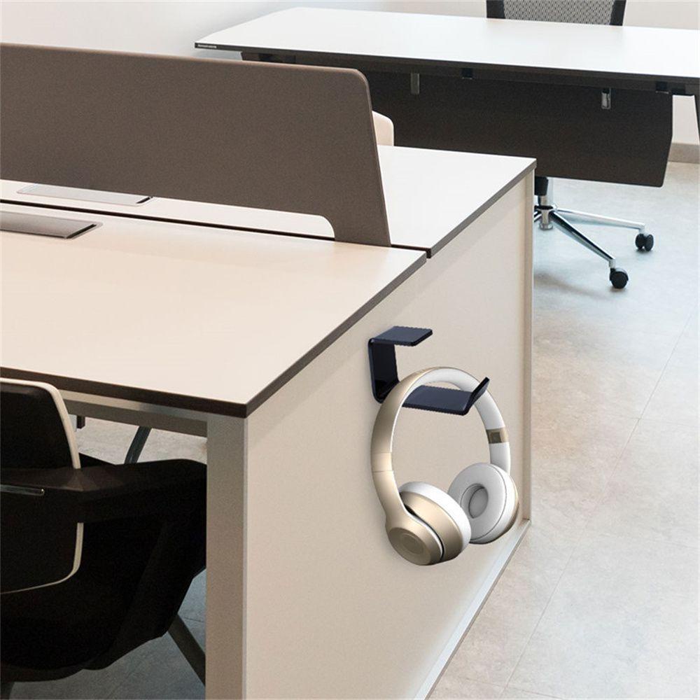POPULAR Populer Bracket Headphone Stiker Gantungan Bawah Meja Hook Dipasang Di Dinding