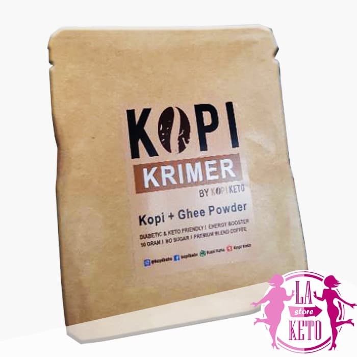 

Krimer- Kopi Keto - Kopi Krimer ( Kopi + Ghee Powder ) / 1 Sachet @10G -Krimer.