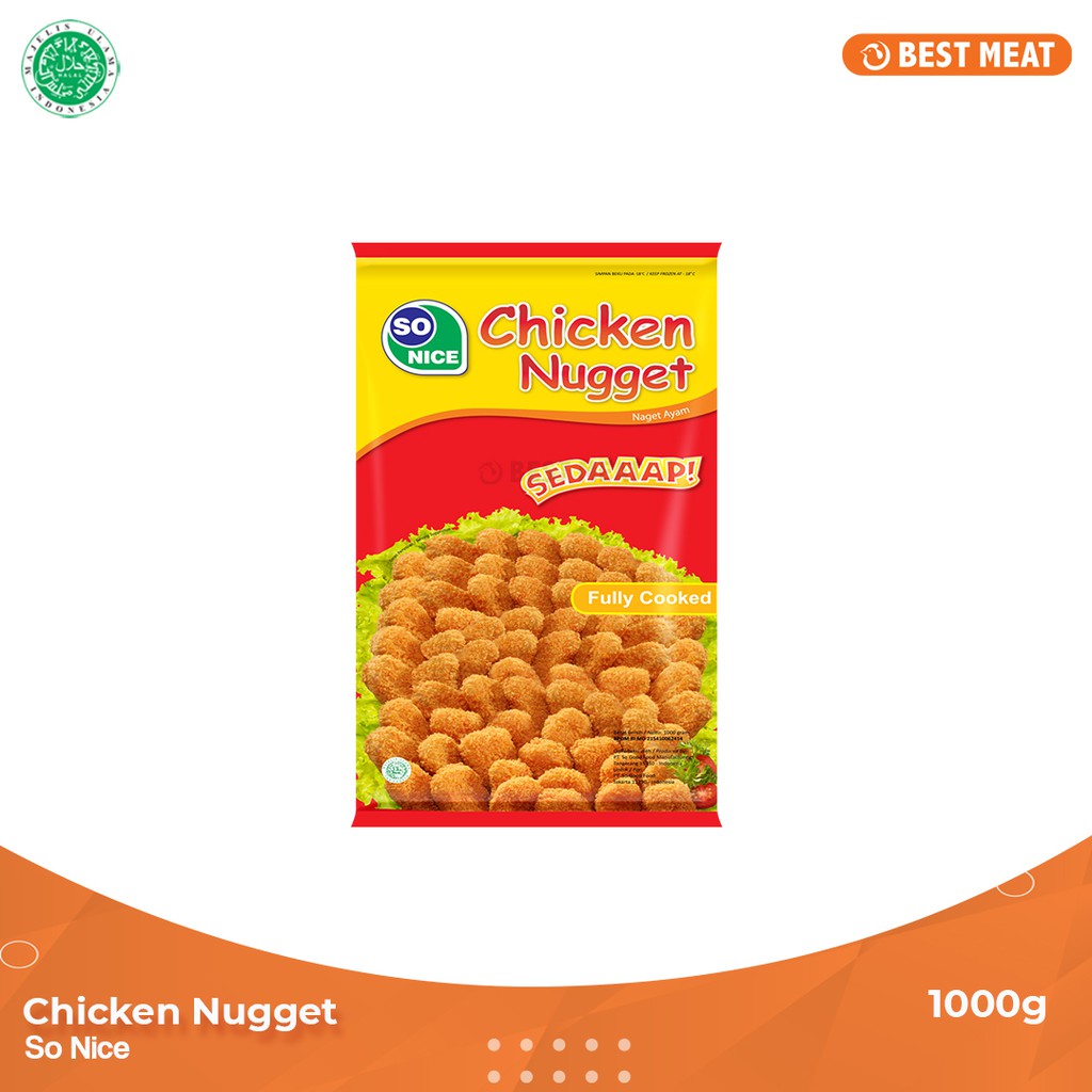  Nugget Ayam Sedap So Nice 1 kg Nugget Ayam Berbumbu Lezat Bergizi dan 