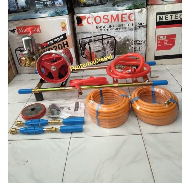 Toko Grosir Paket Power Sparayer Steam +rangka Sancin+2rol Selang +2stik OxAKZZh3JQN7bx