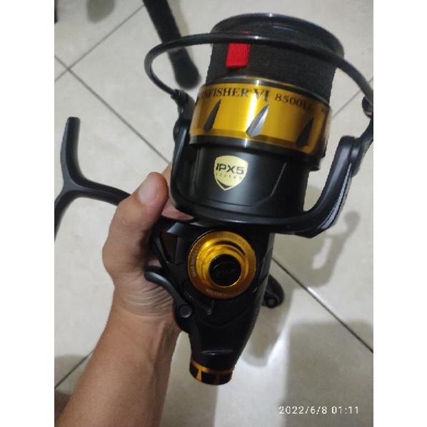 penn ssvi 8500 LL dan joran tridentech goliath pe 8 , pe 500 x12