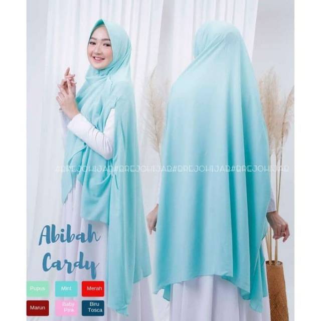 Khimar Abibah Cardy / KHIMAR MEWAH DAN PREMIUM [Khimar Buble Pop]
