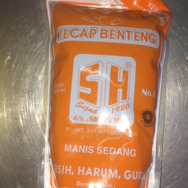 

Kecap manis benteng SH refill 600 ml