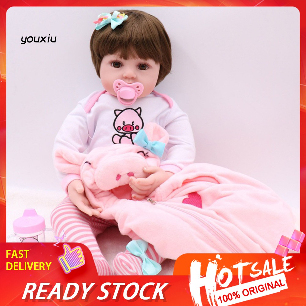 mrkay Mainan Boneka  Bayi  Silikon Lifelike Reborn Lifelike 