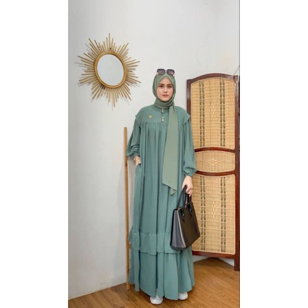 NEW KALA DRESS | BAJU WANITA | DRESS CRINKLE AIRFLOW | DRESS VIRAL | DRESS KEKINIAN | DRESS MUSLIMAH