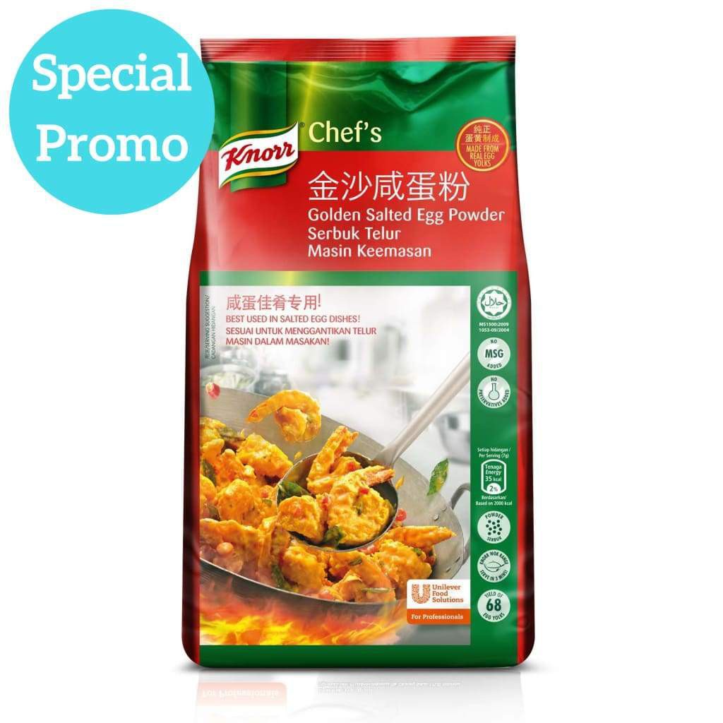 

Knorr Salted Egg Powder 800gr Bubuk Telur Asin Saus Telur Asin Salted Egg Sauce