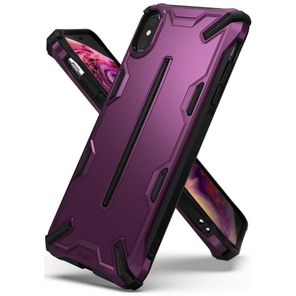 Original Ringke Dual X Casing For Iphone XS Max 2018 Metallic Purple