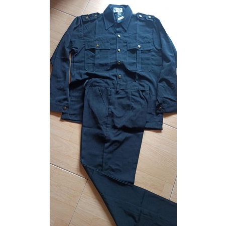 Baju Pakaian Seragam Pria Wanita Safari Panjang