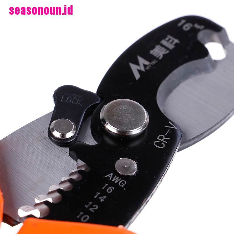 (seasonoun) Tang crimping Pemotong Kabel Otomatis