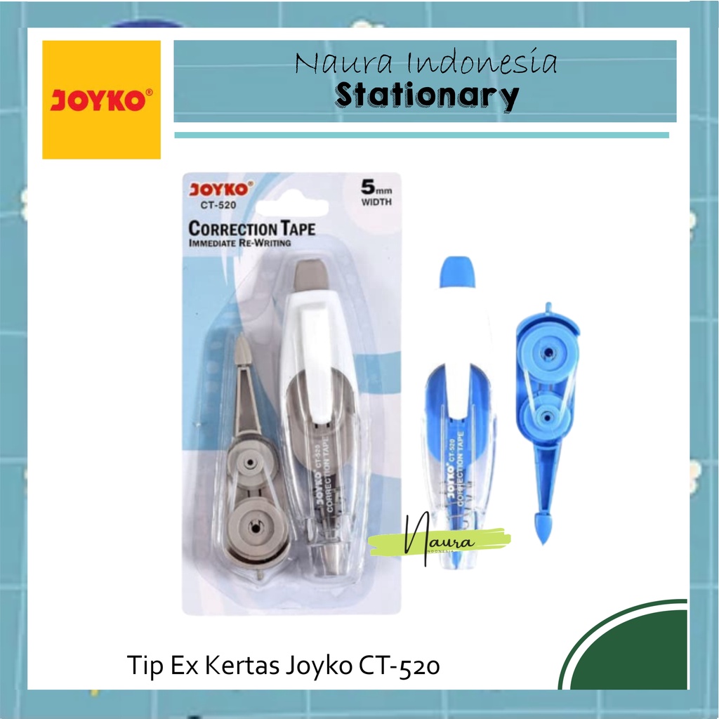 

Tip Ex Kertas Joyko CT-520 | Correction Tape Pita Koreksi Joyko CT-520 | Tip Ex Pita Murah