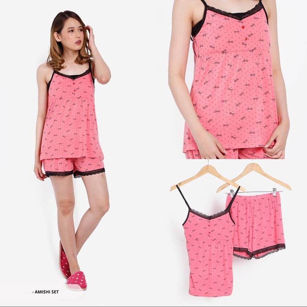 (Satu set) Amishi HP piyama -Peachpajama