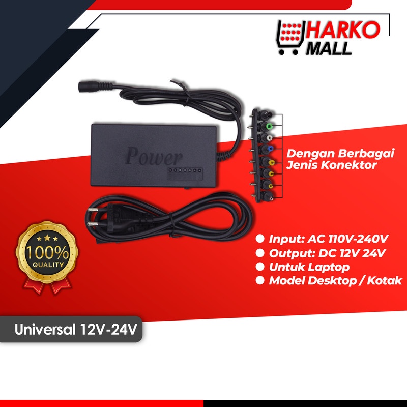 AC ADAPTOR UNIVERSAL untuk LAPTOP