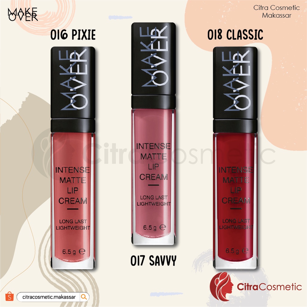 Make Over Intense Matte Lip Cream 6,5 Gr