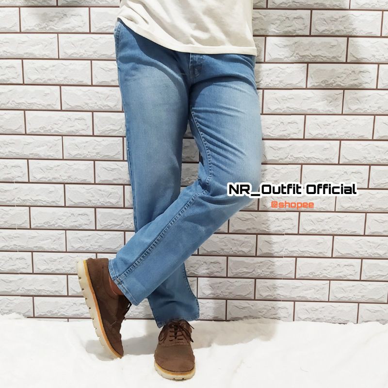 Celana Jeans Panjang Cowok Stretch Slim Fit Pria Melar Pensil Size 27-38 NR_Outfit Official COD