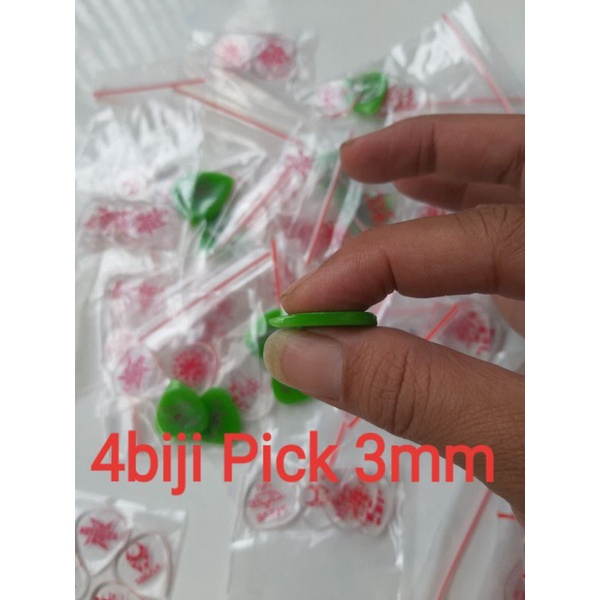 4biji Pick Gitar 3mm 5mm