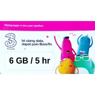 Voucher TRI 6 GB (5 hari)