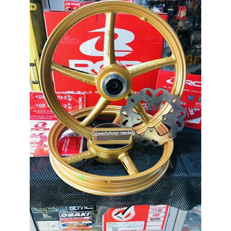 Velg RCB Sp522 Original Malaysia Velg Racing RACING BOY Ukuran 140/160-14 Yamaha MIO Free Disc depan