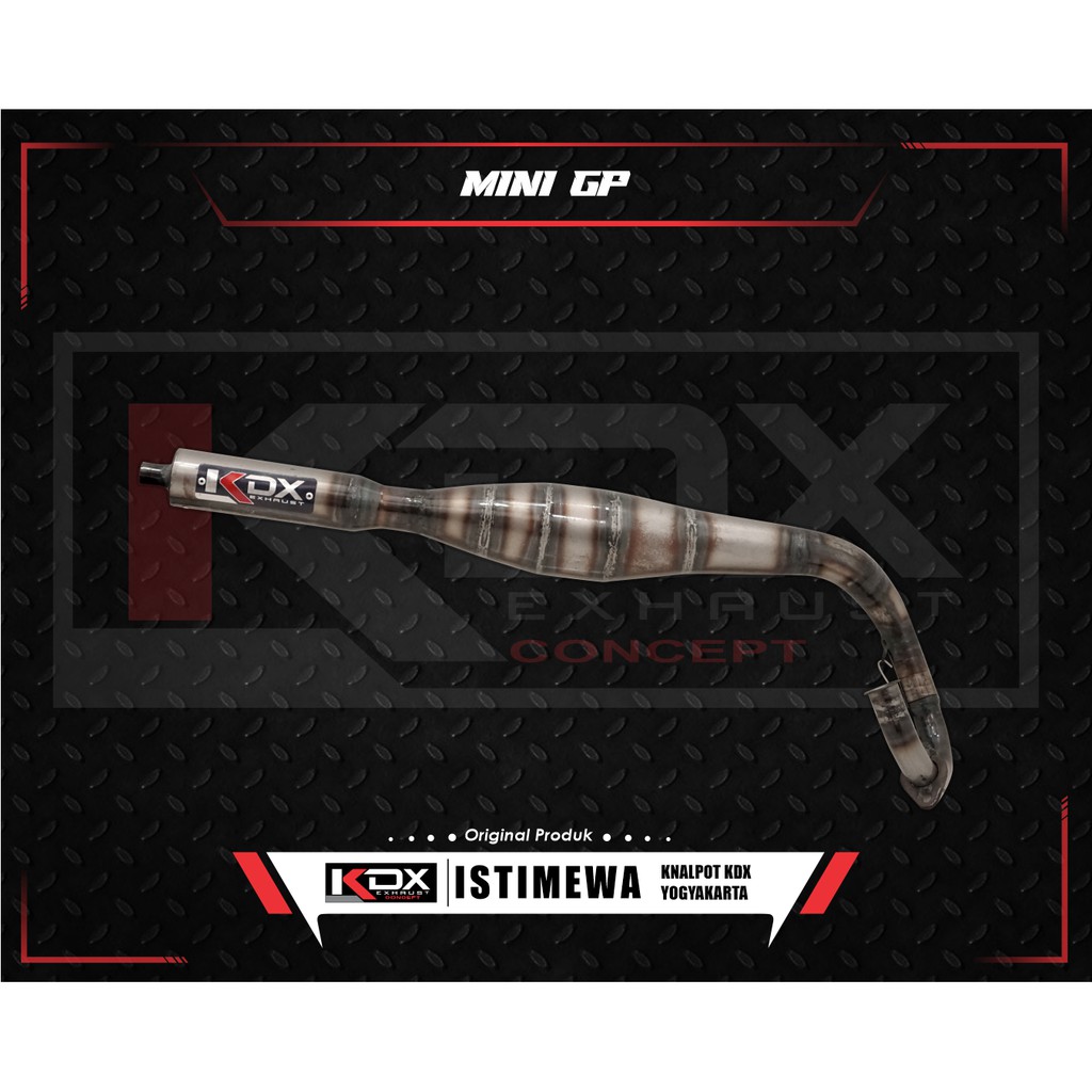 Knalpot KDX Mini GP ORIGINAL KDX YOGYAKARTA