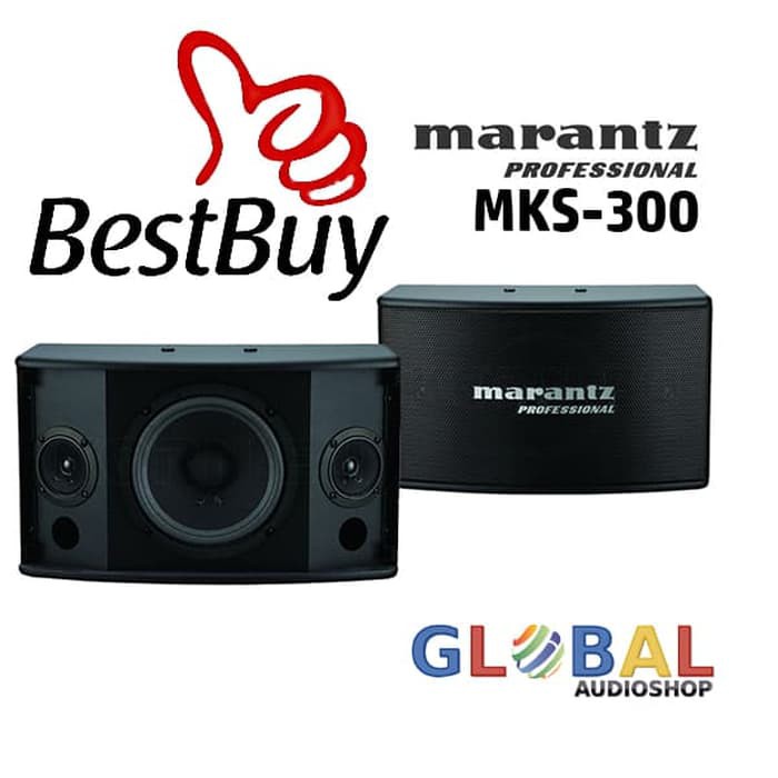 MARANTZ MKS-300 ( MKS300 ) Karaoke Professional Speaker - Hitam