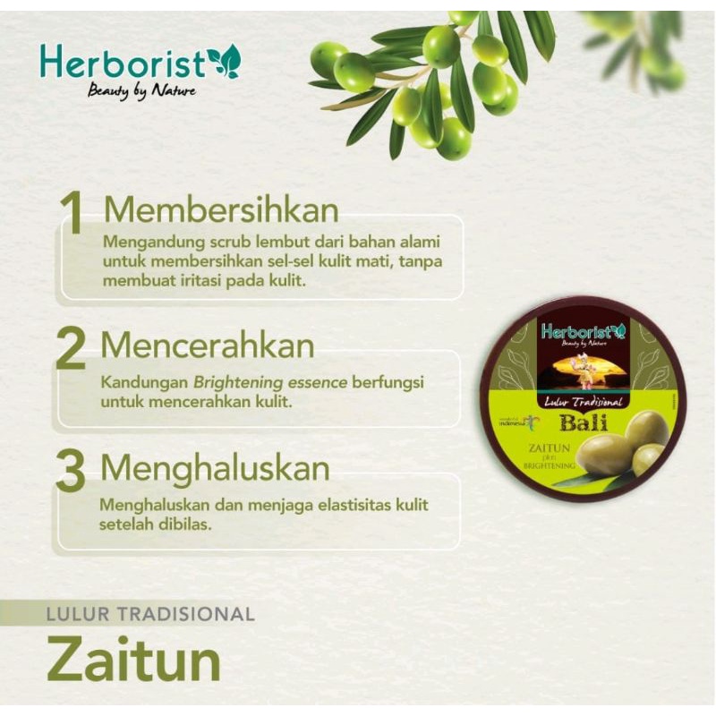 Herborist Lulur Tradisional Bali 100gr &amp; 200gr