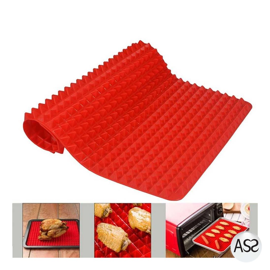 ASS Shop - Aihogard Alas Masak Pyramid Silicone Non-stick Oven Mat - JJ1370-01