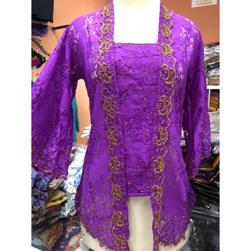 kebaya jadi lonceng payet