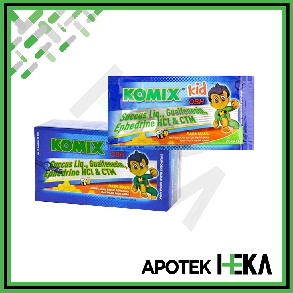 Komix Kid OBH PE 5ml Box isi 10 Sachet (SEMARANG)